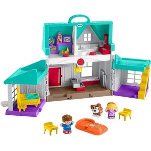 Fisher-Price Colorful Dollhouse with Figures